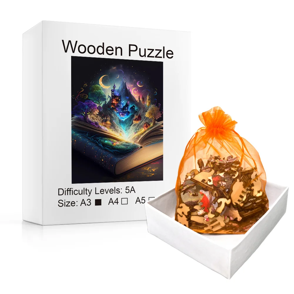 Wooden Puzzles - Exquisite Gift Packaging - Unique Shapes - Best Gifts for Adults and Children - Toy Puzzles