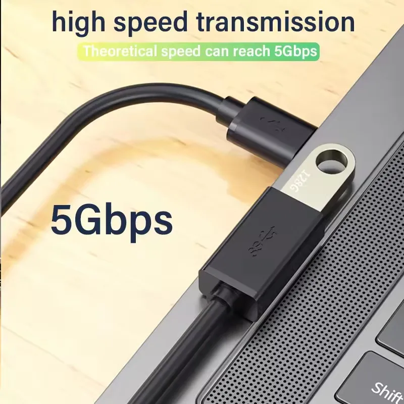 USB 3.0 Extension Cable Male to Female 5Gbps Data Cord USB3.0 Extender for PC PS3 Laptop to U Disk Smart TV USB Cable Extension image 4
