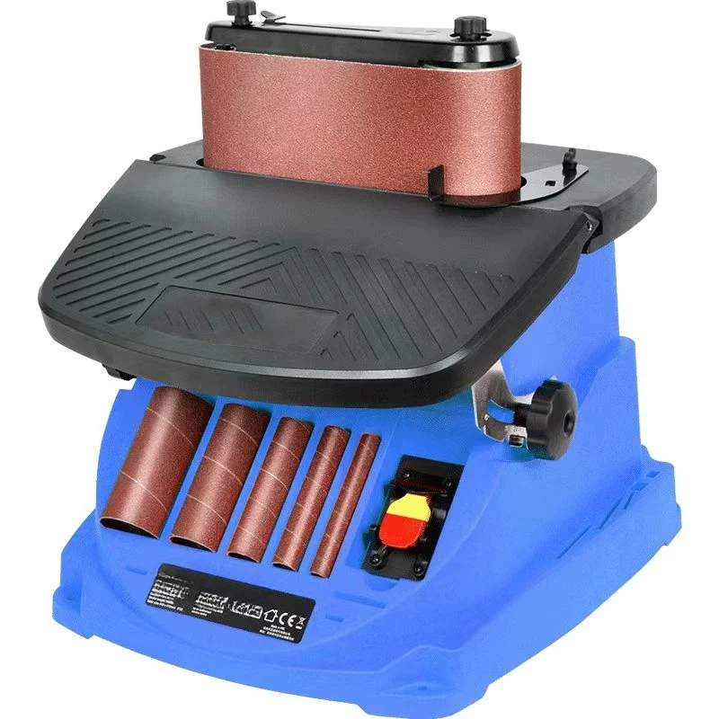 2in1 Small Portable Electric Woodworking Sanding Polishing Abrasive Belt Sander Machine Spindle Oscillating Sander