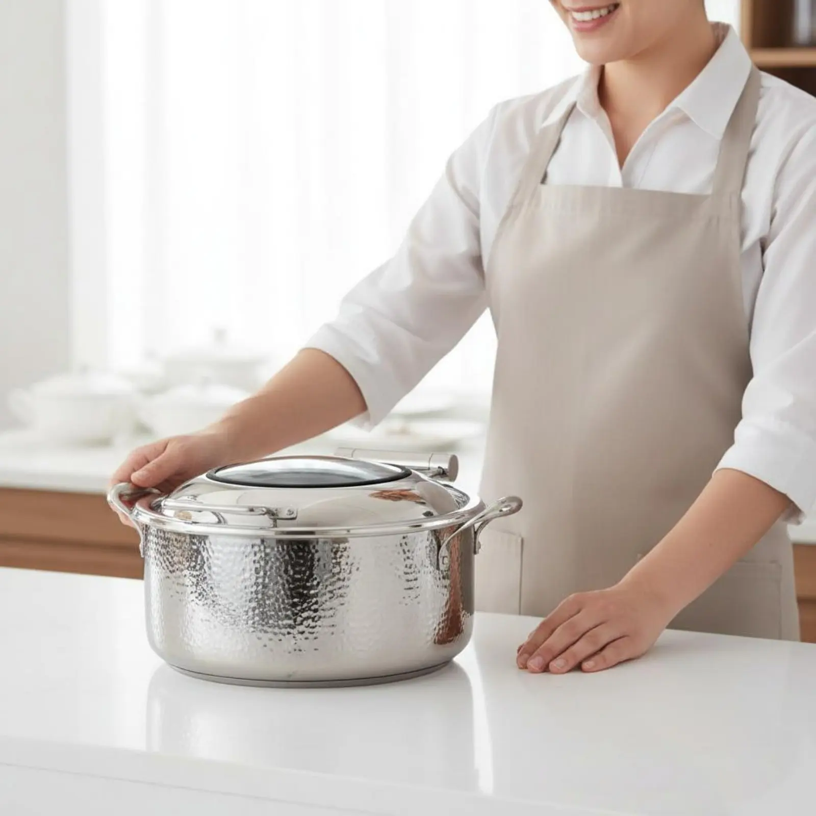 

Professional Buffet Warmer Portable Electric Buffet Heater Electric Food Warmer Anti-Scald Handles Catering Equipment