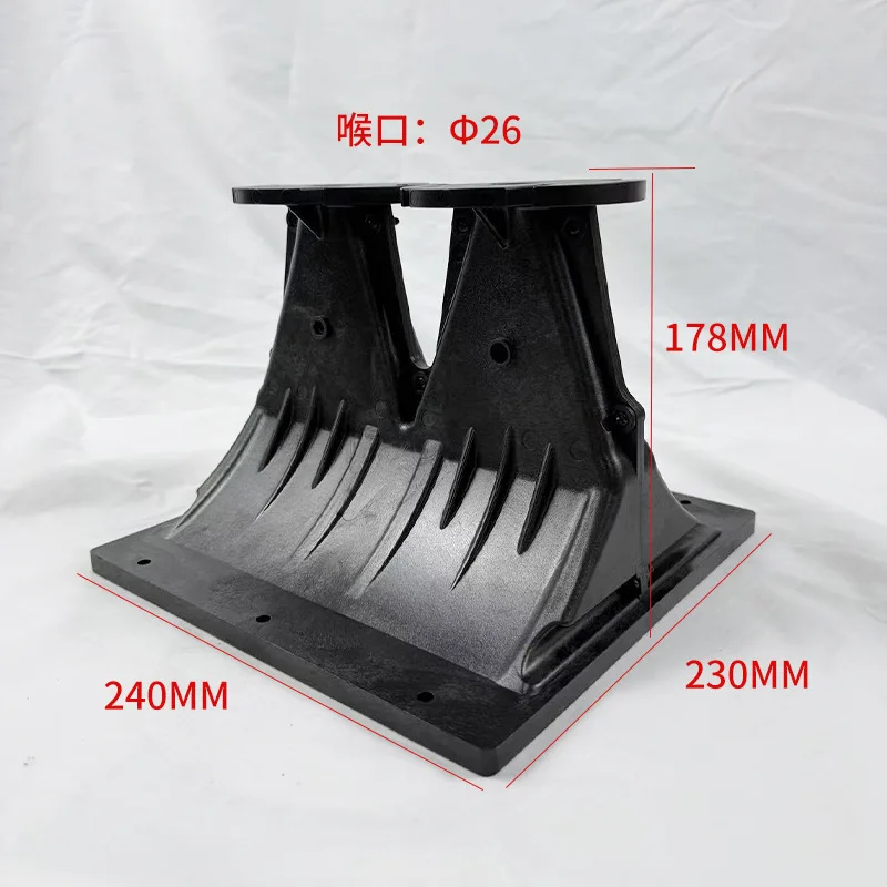 Line array horn double hole 26 core 240 * 230 * 178mm plastic, speaker engineering stage treble plastic accessories