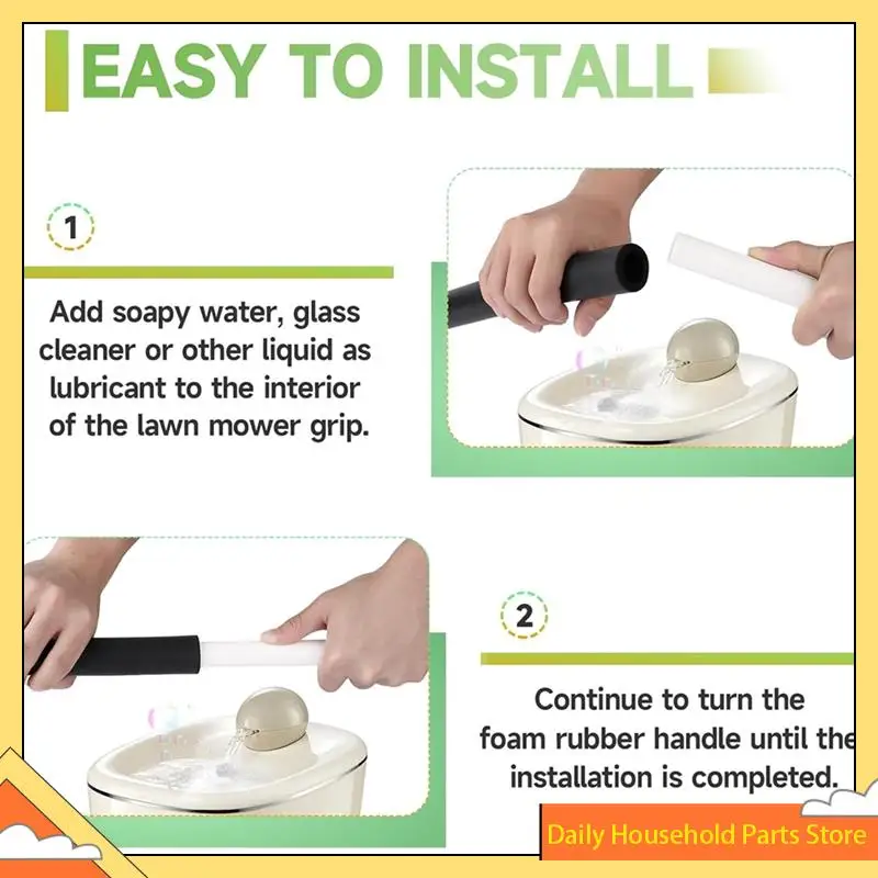 4 Pack Lawn Mower Handle Foam Grip For Grasshopper Mower Replacement Part Lawn Mower Replacement HOT!