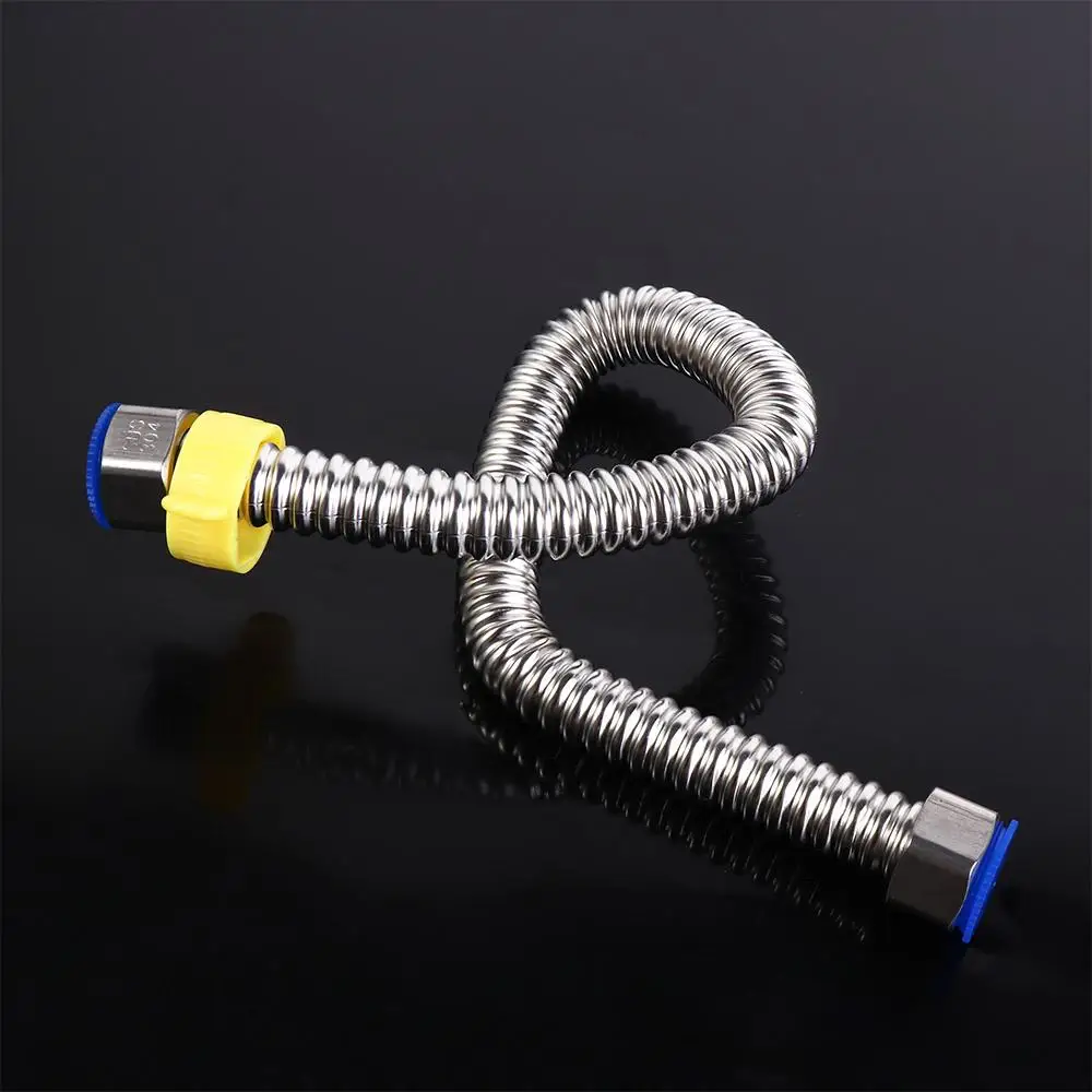 High-temperature Resistant 304 Stainless Steel Hose Thickened with Wrench Corrugated Pipes 304 Stainless Steel Explosion-proof