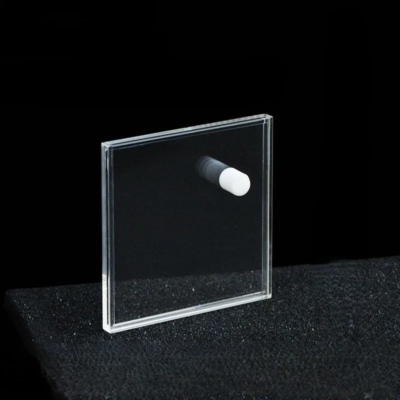 Quartz fluorescence colorimetric dish 1-50mm dual path - six sided transparent - ultraviolet transparent -2ml
