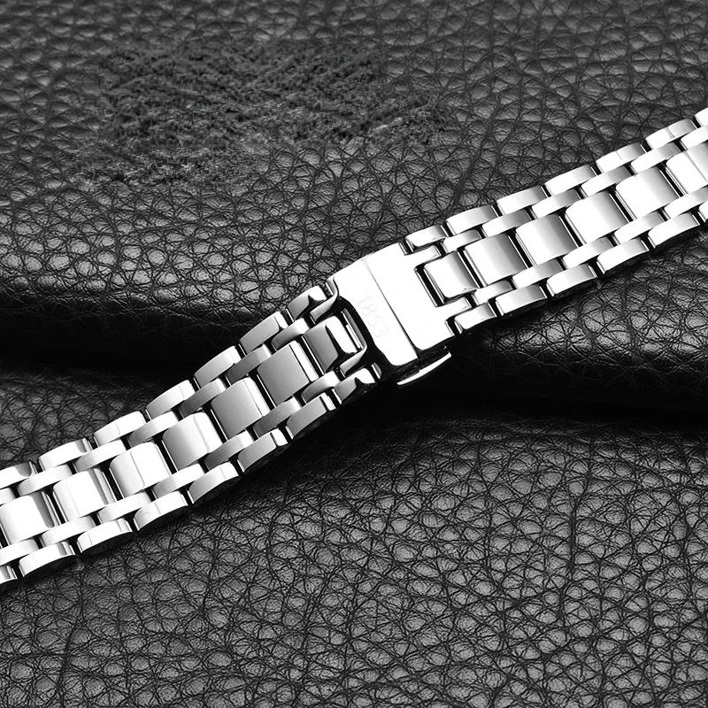 Refined Steel Belt Female Watch Strap for Tissot 1853 Couturier Watch Band T035207 T035210a Stainless Steel Bracelet Watchband