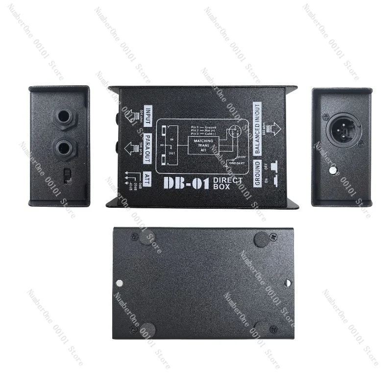 Db-01 impedance transformer di audio isolator - passive di box processor for music effects