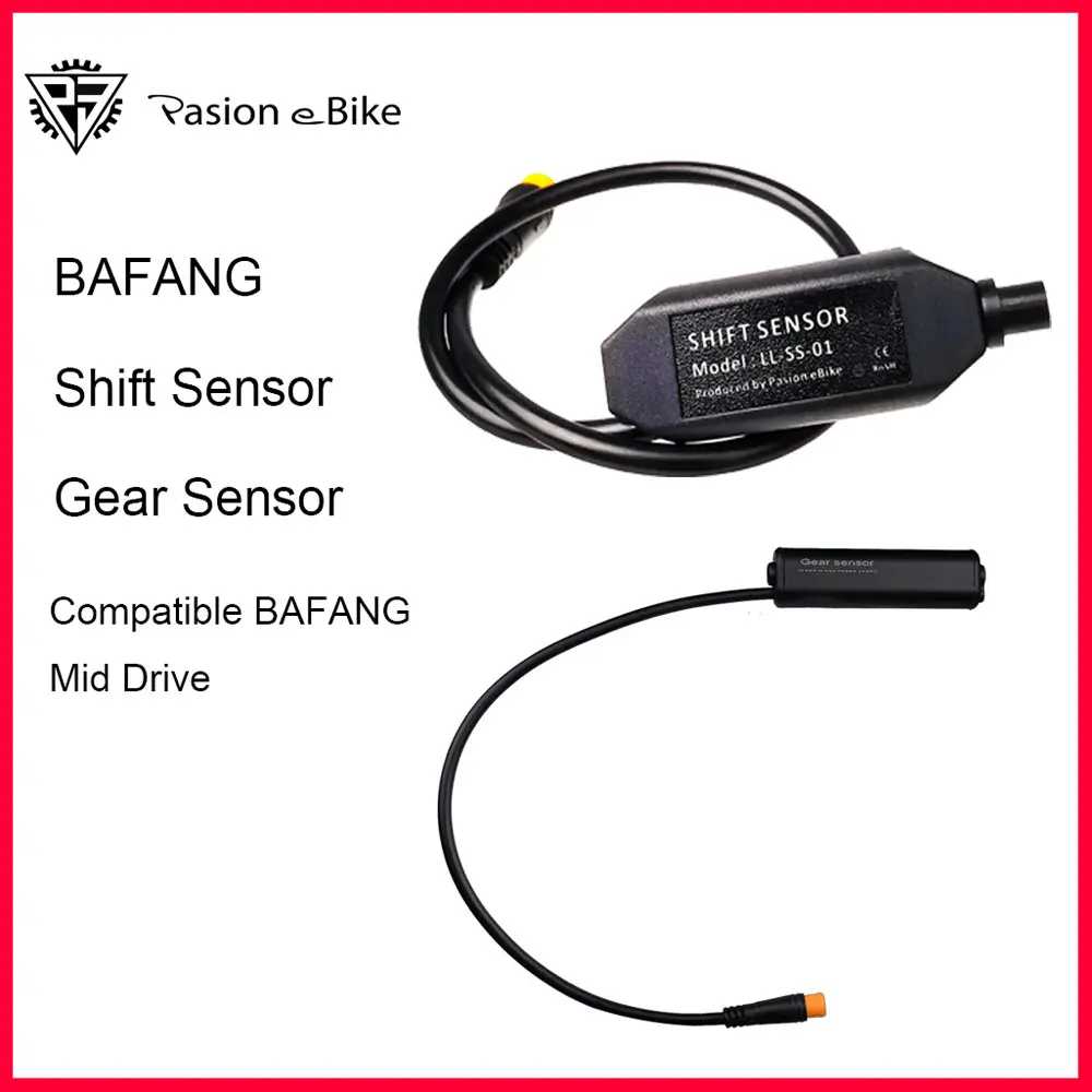 Shift Sensor for Bafang E-Bike BBS01 BBS02 BBSHD Mid Drive Motor Gear Sensor Three Core Waterproof Connector 24CM Cable