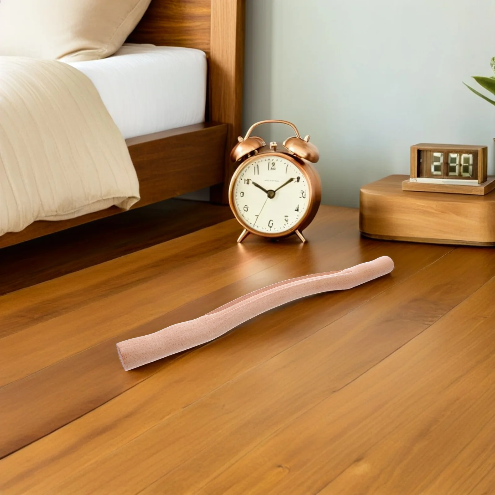 

1pc Solid Wood Massage Stick Multi-Purpose Full Neck Scrapping Rod With Double Groove, Portable Rolling Massager For