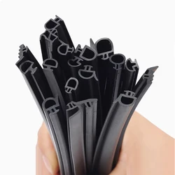 10M Broken Bridge Aluminum Alloy Door Window Sealing Strip Silicone Rubber Sound Insulation Windproof Waterproof Strip