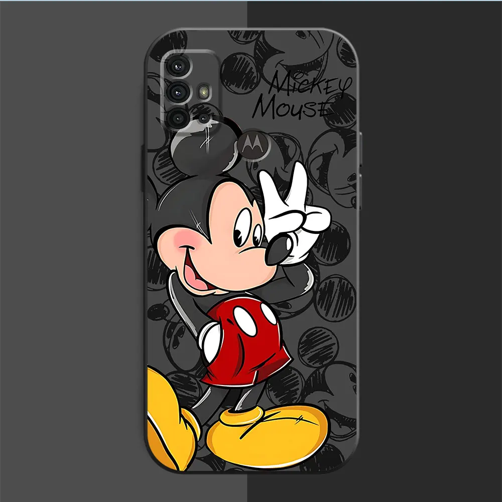 Disney Mickey Minnie Mouse etui na Motorola Moto Edge 20 Pro G200 5G G9 Plus Edge 40 Pro Edge 30 Neo One Fusion Plus pokrowiec