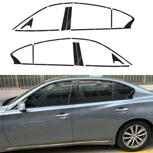 Chrome Pillar Posts Trim FOR Infiniti Q50 2014-2020 6PCS offers