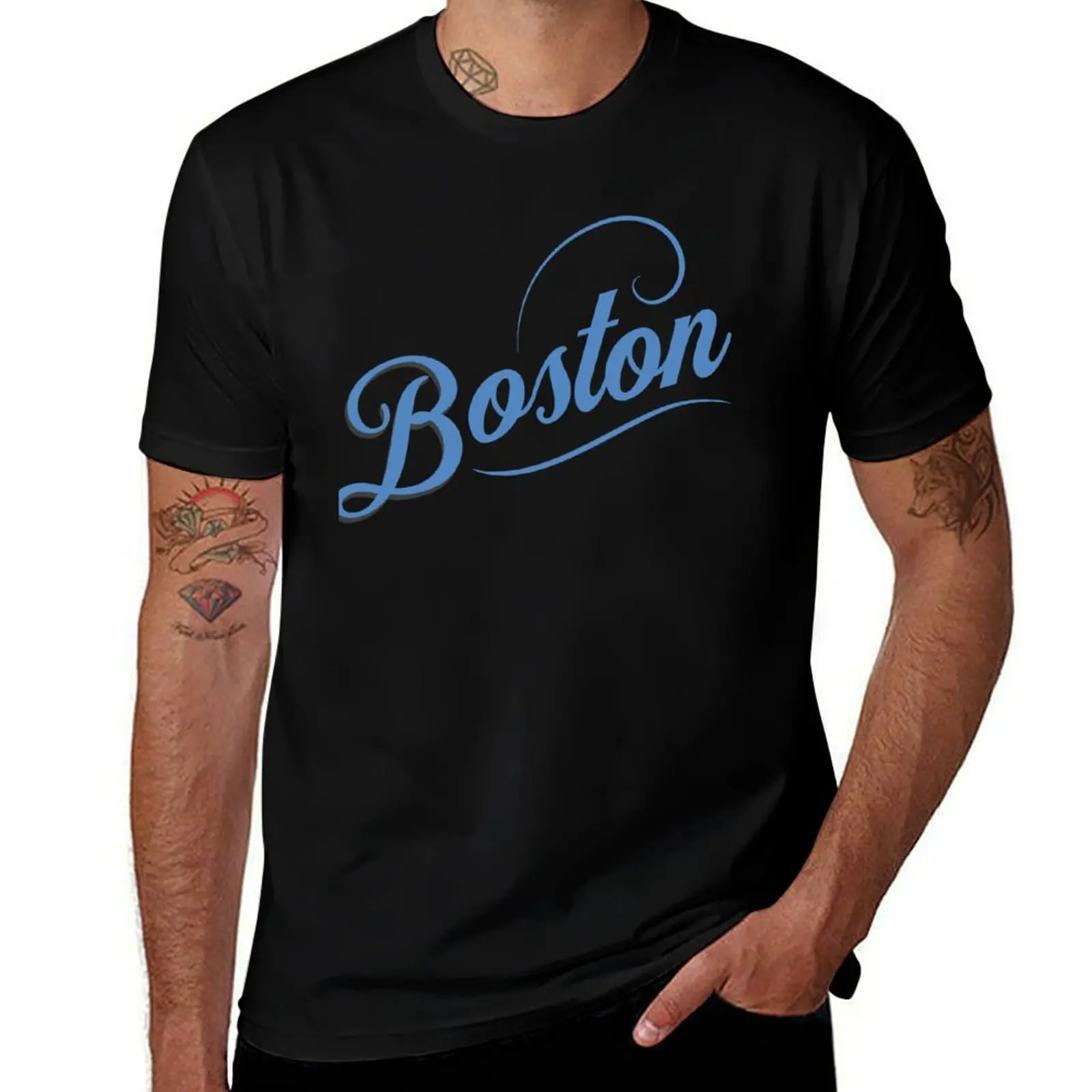 

Boston Massachusetts T-Shirt hippie clothes summer shirt cheap stuff heavyweight t shirts for men