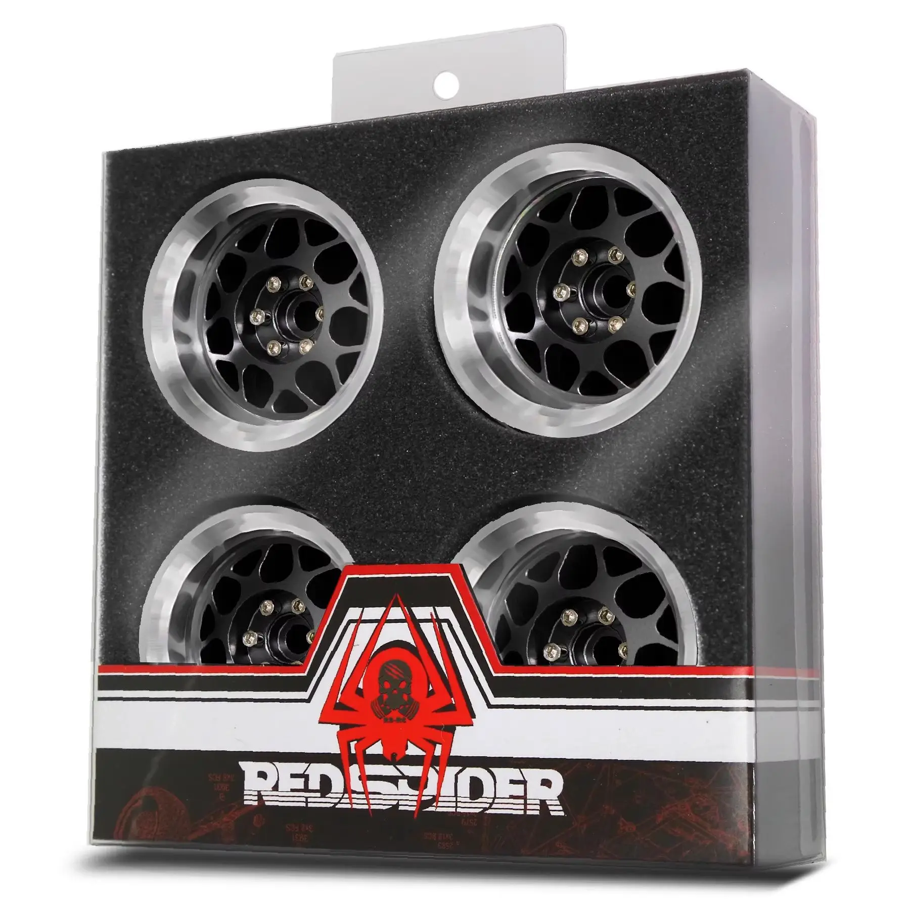 레드 스파이더 1/8 스케일 금속 휠 허브 등산 자동차 탱크 R283 Crossrc 파이프 프레임 원격 제어 장난감 부품 액세서리