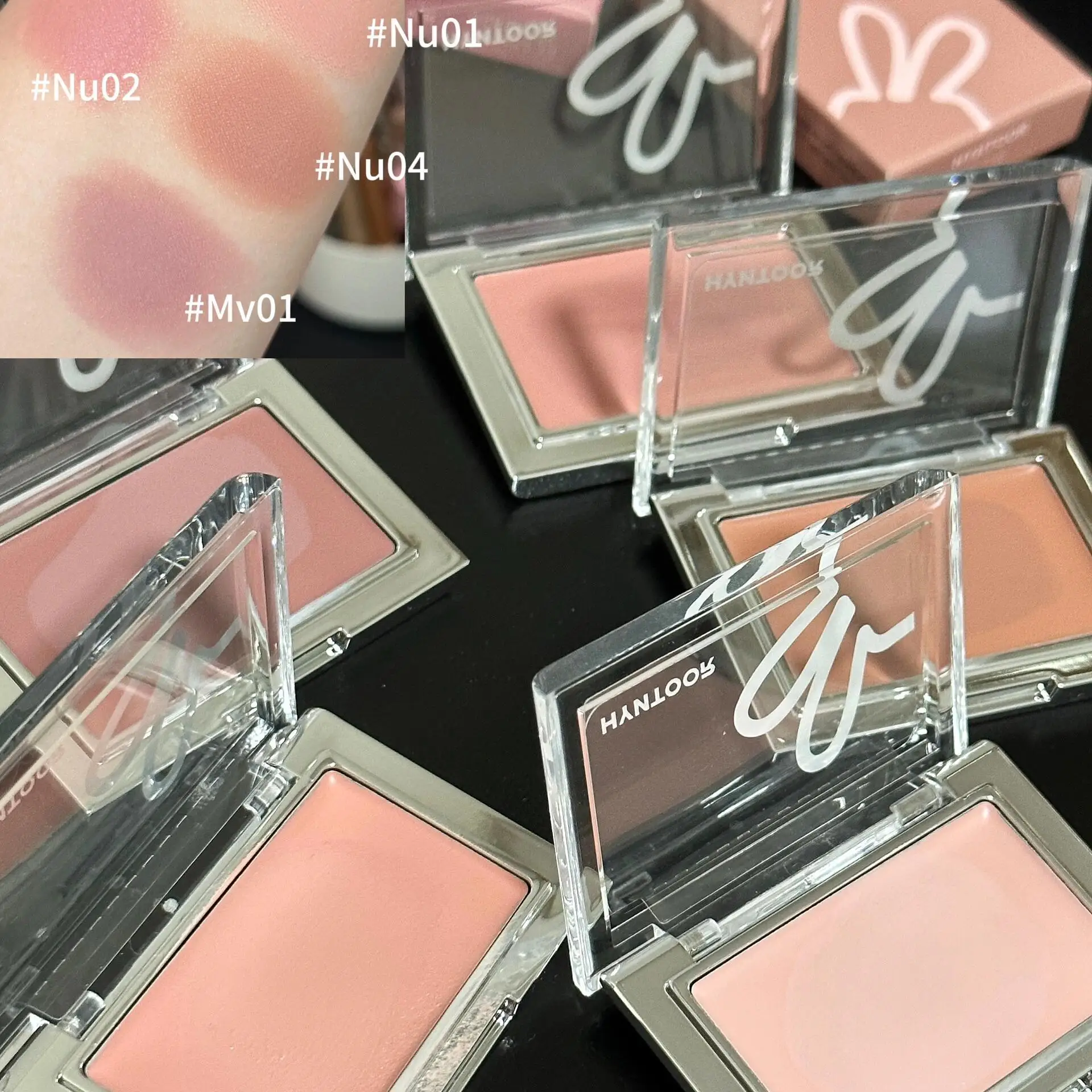 HYNTOOR 頬紅クリームシュリンク拡張色明るくコンシーラー保湿着やすい顔頬メイク