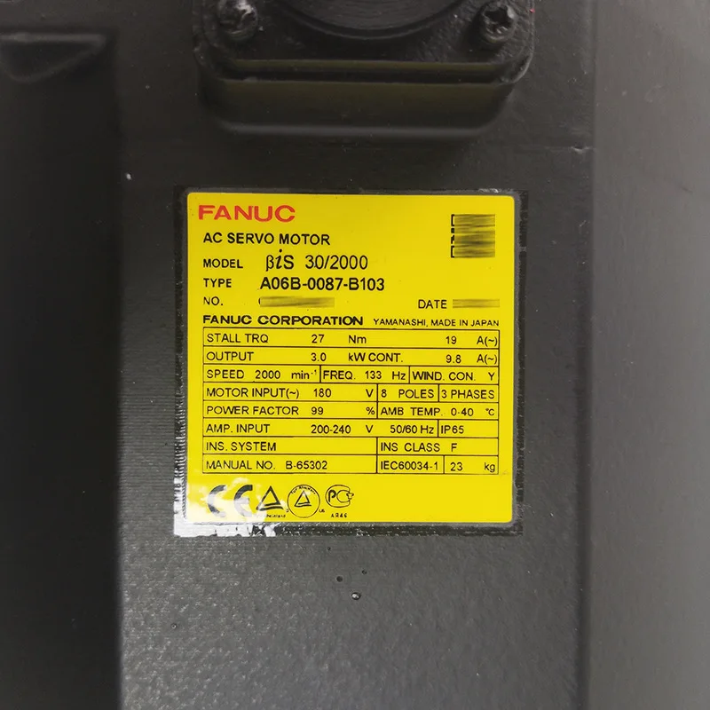 A06B-0087-B003 fanuc systeme servo motor test ok