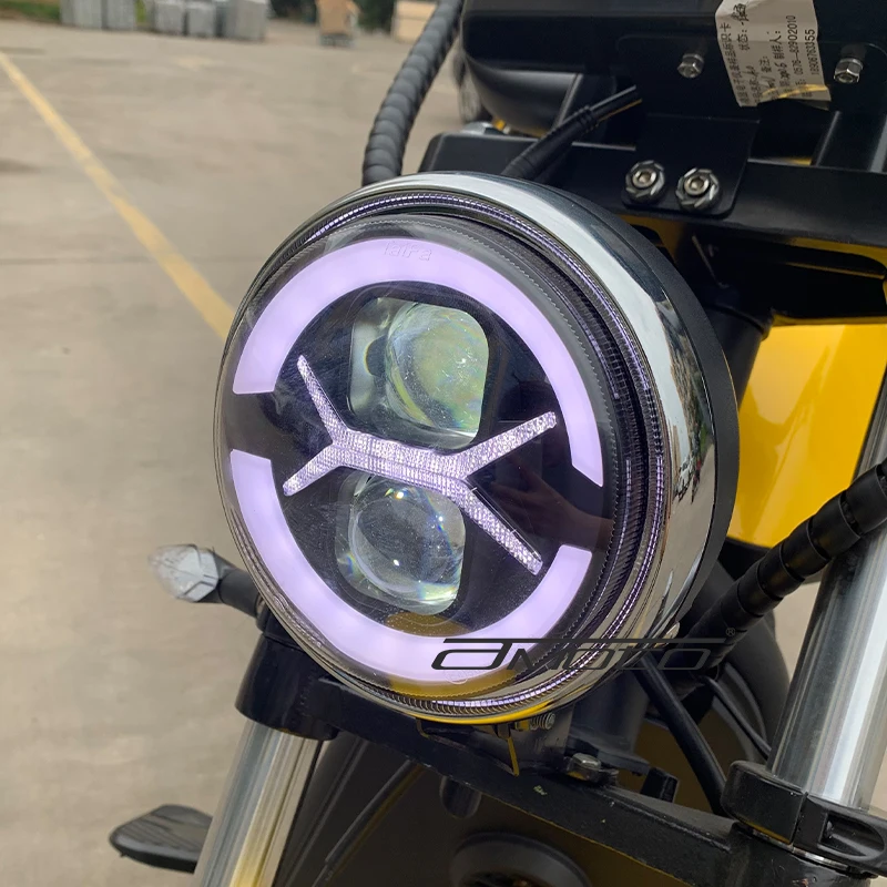 

EEC certified model HL6.0 Citycoco electric scooter motorcycle accessories LED round headlight