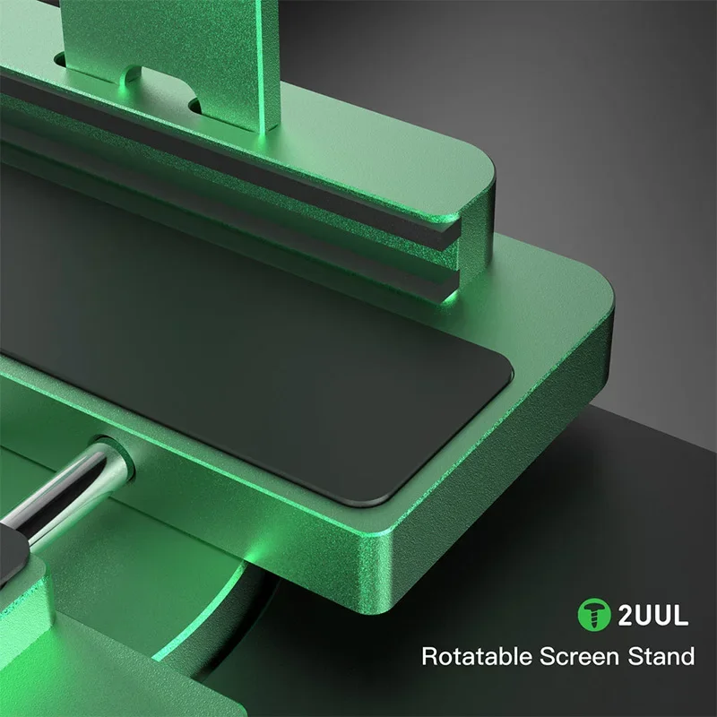 2 uul-mul-multable شاشة LCD قابلة للدوران تثبيت للهاتف المحمول ، شاشة BH06 ، غطاء خلفي فتح أدوات إصلاح المشبك