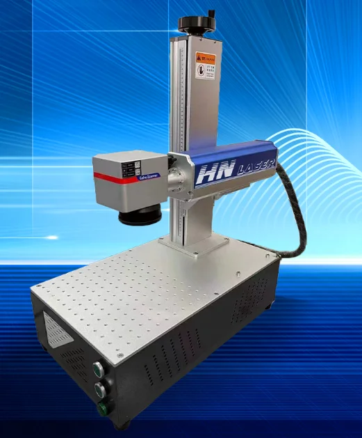 Desktop Mini Fiber Marking Machine 30W MAX Fiber Metal Marker DST Metal Key Training Character Power Portable