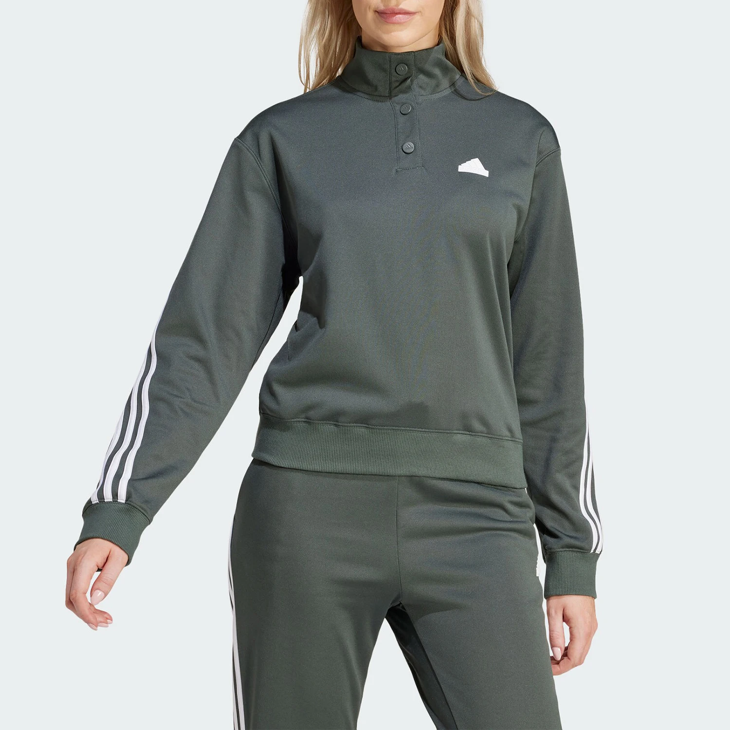 

Adidas подлинная новая женская классическая толстовка с воротником-стойкой IT4825