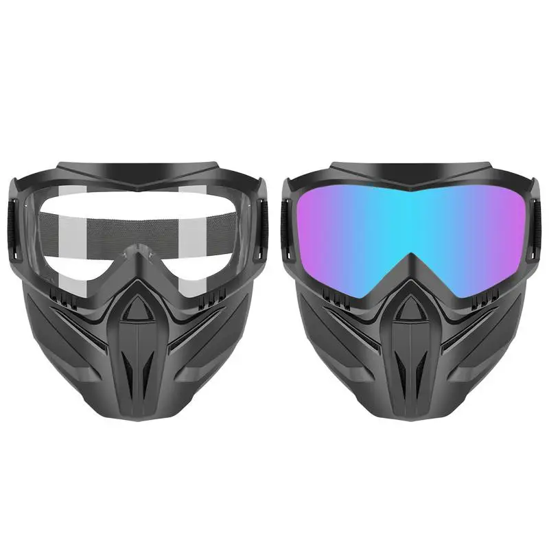 

Dustproof Motocross Glasses Adjustable Motorcycle Goggles Breathable Full Face Protective Motorbike Dirt Bike Off-road Mask