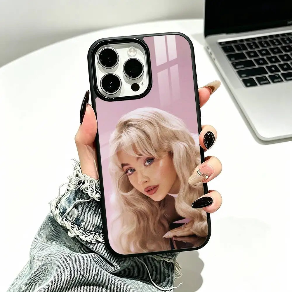 Singer S-Sabrina Carpenter Wireless charging phone case compatible with iPhone 17/16/15/14/13/12/11