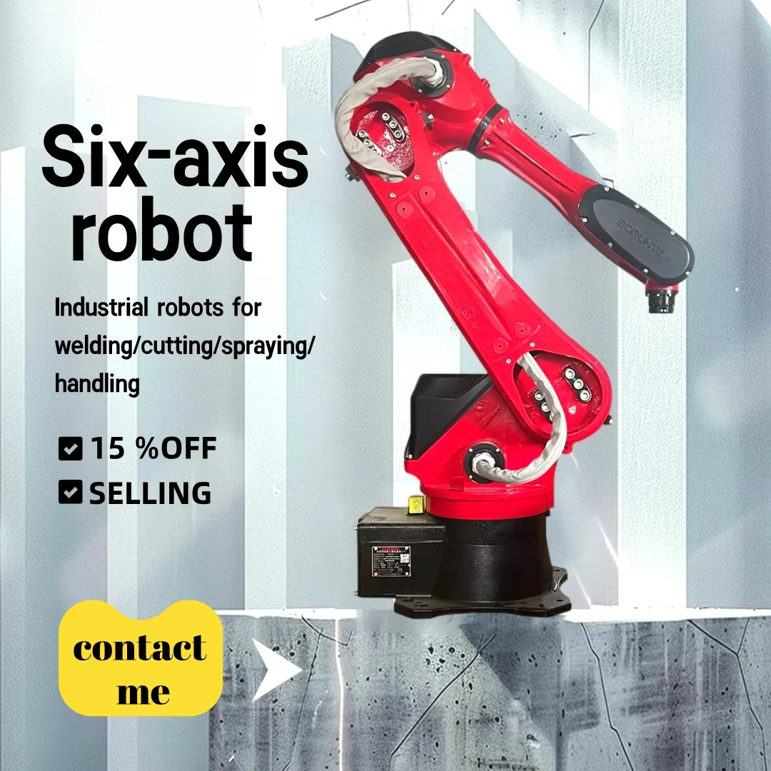 Six-axis Industrial Robot Modern Factory Automation Robotic Arm Provides High Welding Precision and Complete Operation Process.