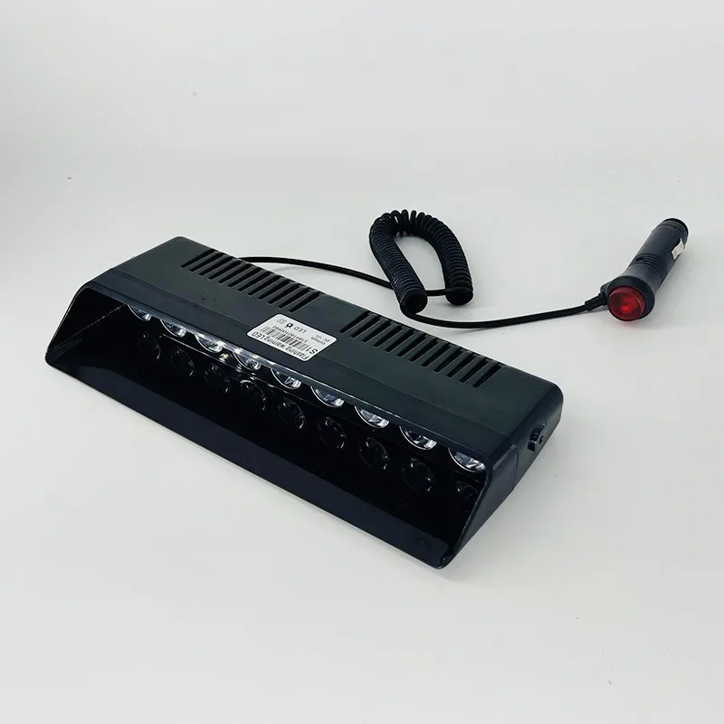 트럭 부품 9LED 고광량 전면 스트로브 라이트 흡착컵 간편 설치 경고등