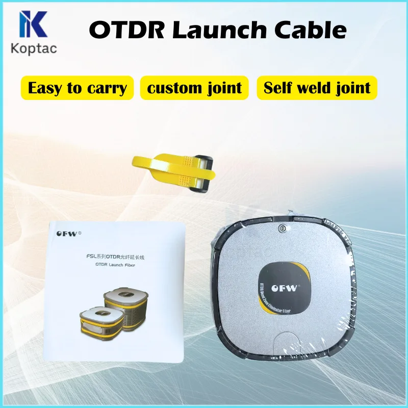 

Fiber Optic Launch Cable OFW 1000M Sc/fc/lc 1km 2km Otdr Launch Cable Fiber Launch Box Dead Zone Eliminator