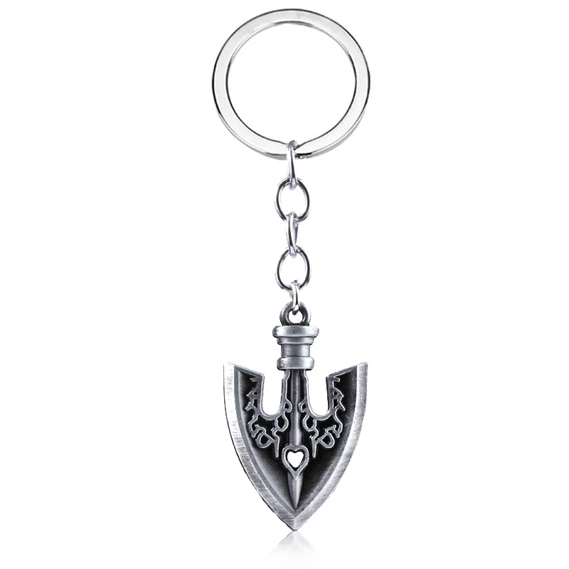 Anime Jojos bizarre Abenteuer Schlüssel bund Kujo Jotaro Pfeil Metall Anhänger Kette Halsreif Schlüssel bund Charme Geschenke Cosplay Schmuck