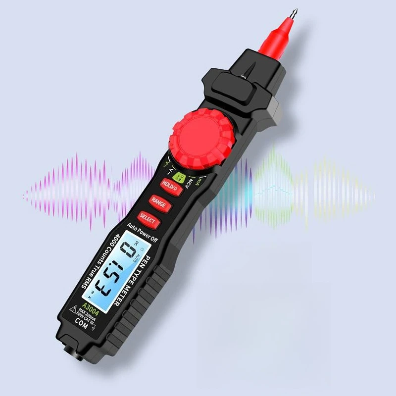 

Вольтметр-амперметр современного дизайна, цифровой многофункциональный мультиметр с защитой от ожогов, компактный мультиметр-ручка для электрика FYTC