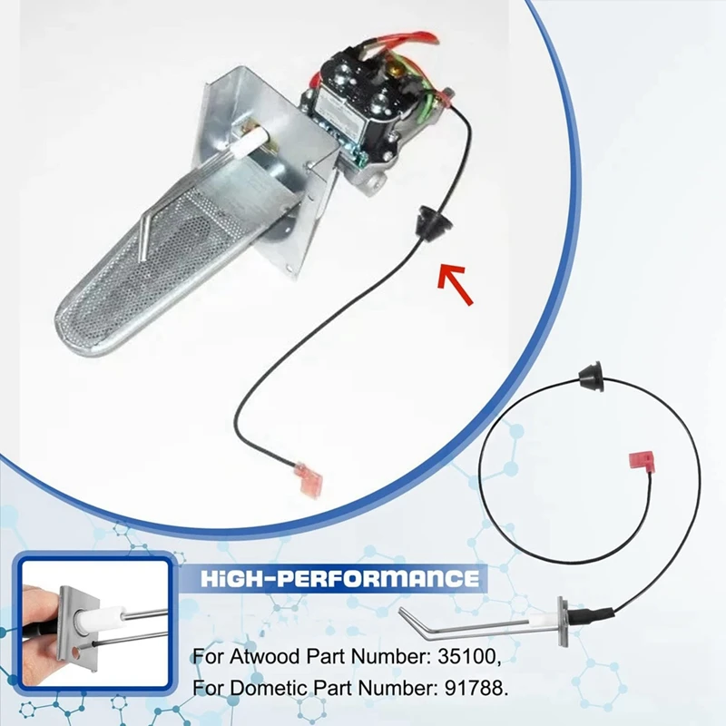 35100 Furnace Electrode Kit-For Hydro Flame RV Furnace Electrode - For Atwood AFS,AFM,AFL,DFS,DFM, DFL