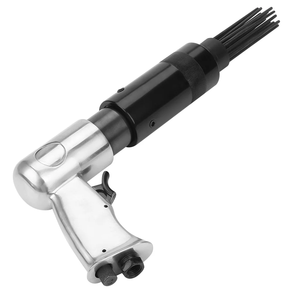 19 Needle Scaler Pistol Grip Rust Paint Slag Corrosion Removing Deburring Tool Air Pneumatic