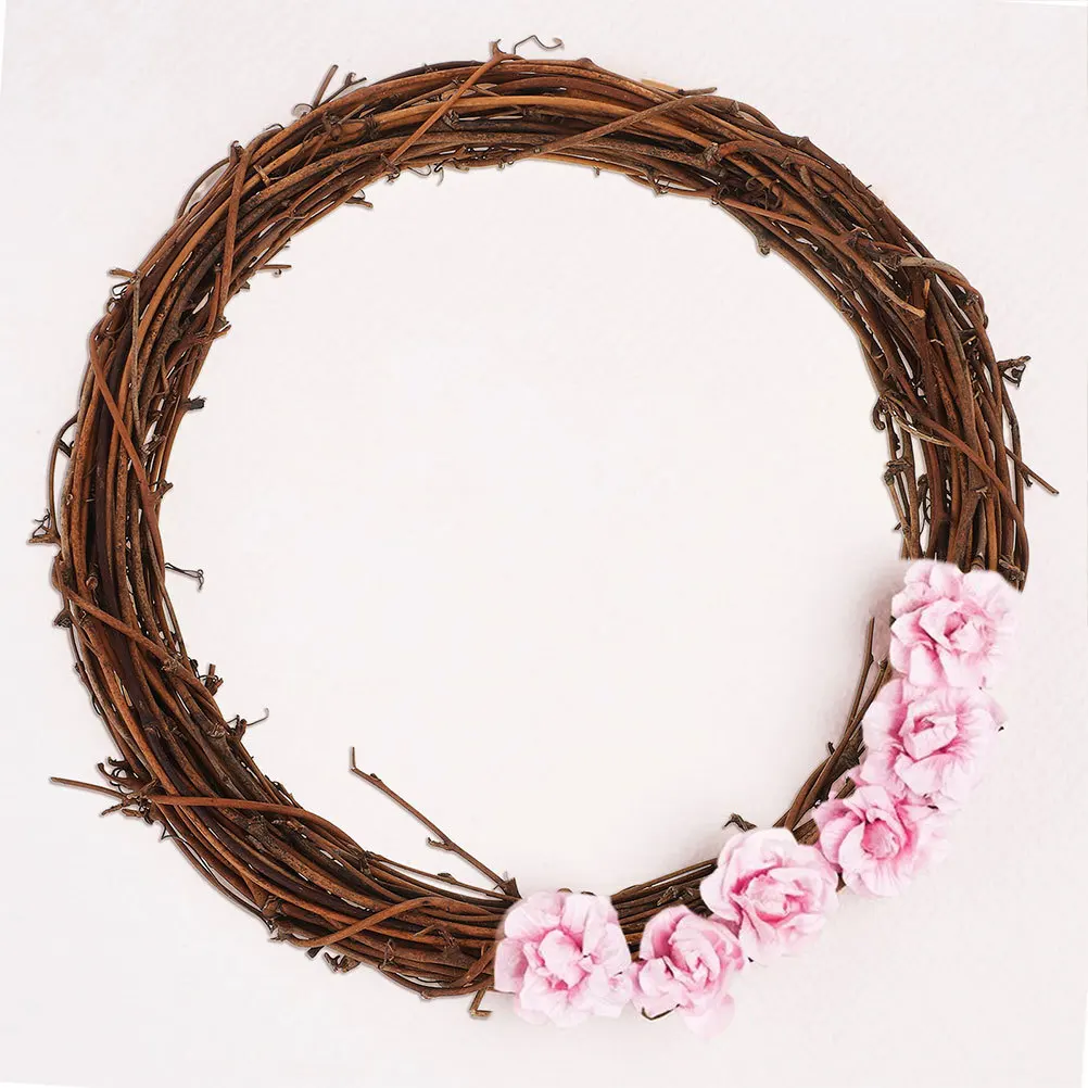 

Twig Vine Wreath 25cm Natural Rattan Grapevine DIY Christmas Decorations Branch Wreath Rings Twig Vine Garland