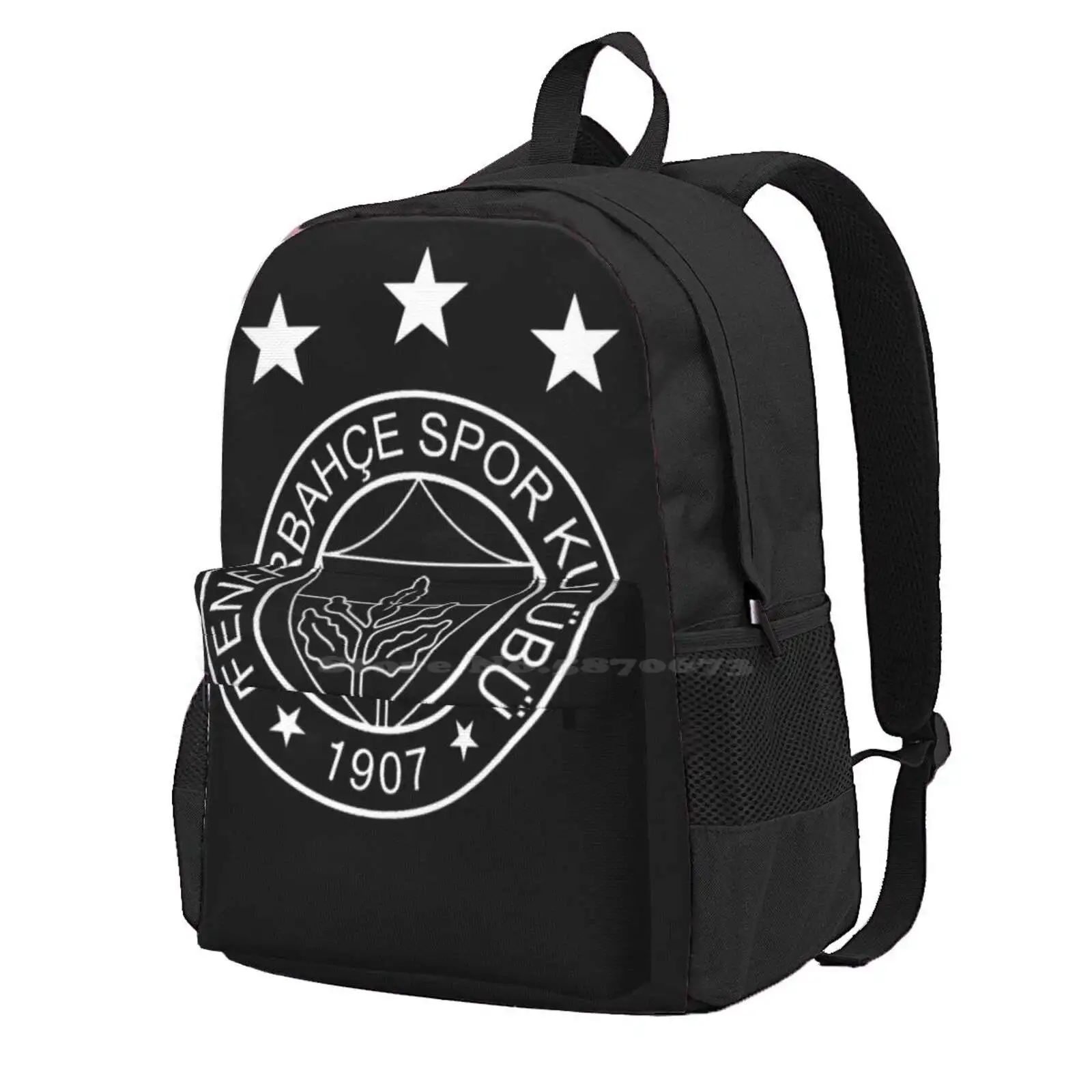 

Fenerbahce Black Hot Sale Schoolbag Backpack Fashion Bags Fenerbahce 1907 Fenerbahce Sk Fb Turkish Football Team Soccer Super