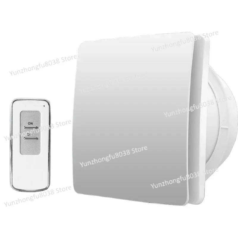 

4/6 Inch High Speed Exhaust Fan Toilet Kitchen Bathroom Hanging Wall Window Ventilator Extractor with Remote Control
