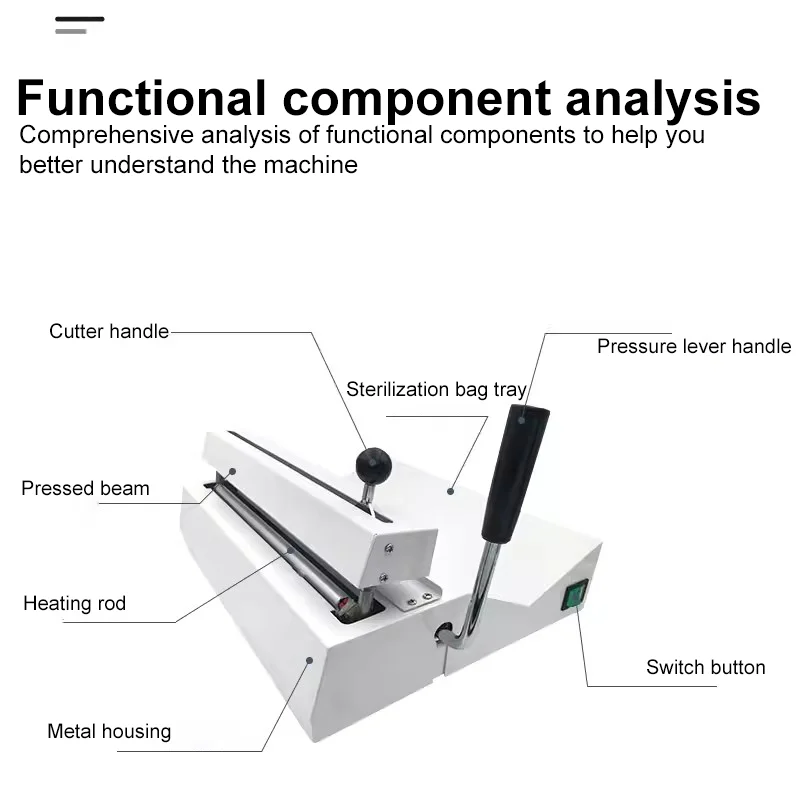 New us ed for medical sterilize bag Seal Length Den tal Sealing Machine /Den tal sealer Sterilization Bag Sealing Machine Equipm