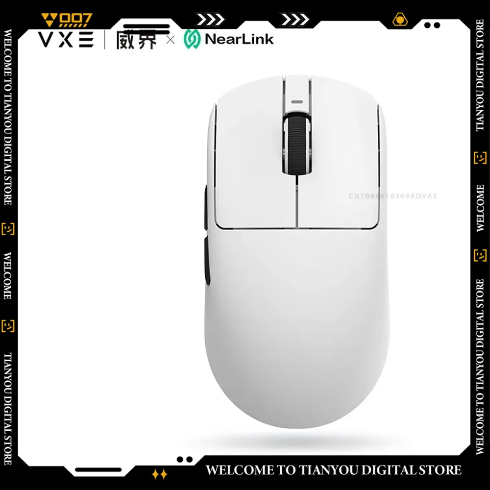 New VXE Dragonfly R1 Nearlink Esports Mouse Wireless/Wired Triple Mode Mouse Long-lasting Battery Life Customizable PC Gaming