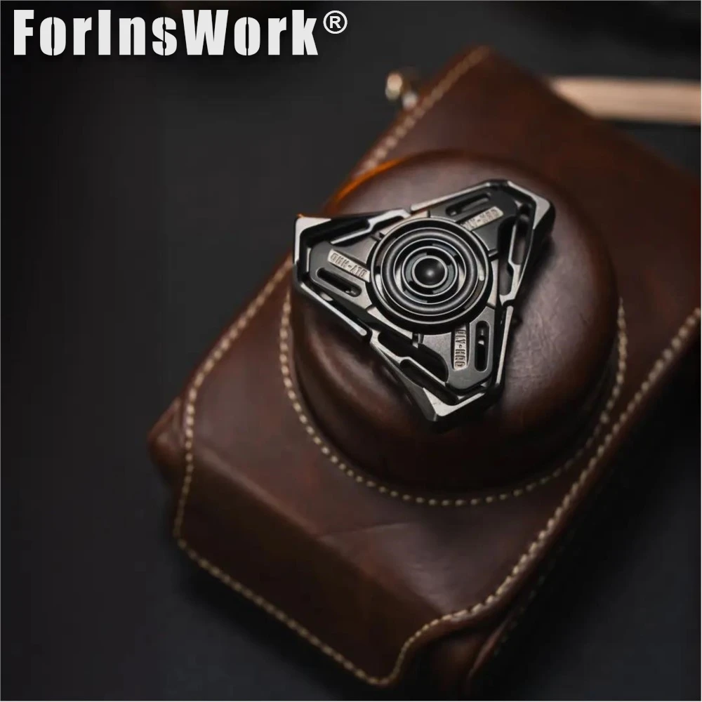 ZEUS PLAN STUDIO HADES GAUNGZHOU Show‑Limited Edition Black Stone‑Washed Stainless Steel Beginner‑Friendly Fidget Spinner