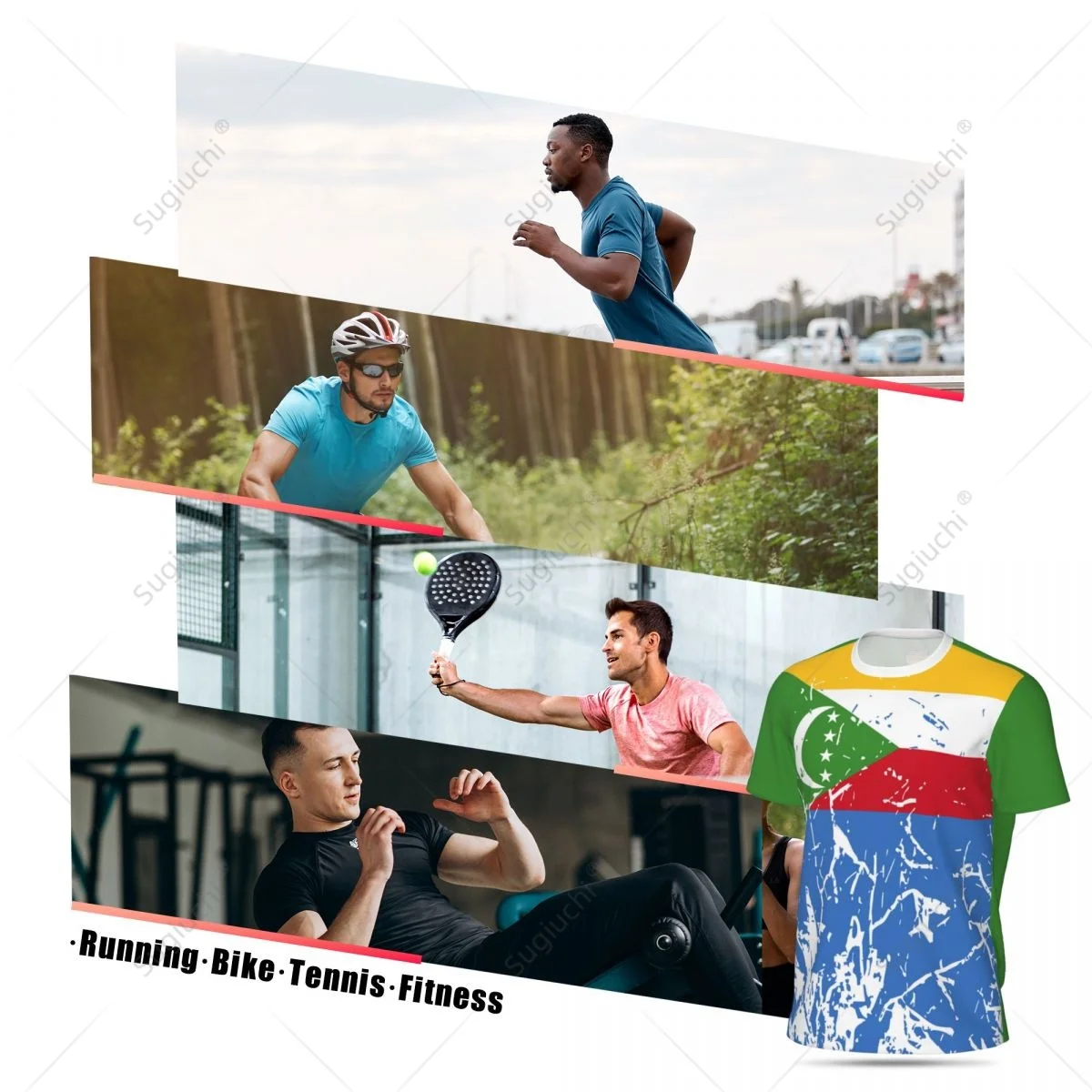 Design esclusivo bandiera delle samoa Grain 3D stampato da uomo per la corsa in bicicletta calcio Tennis Fitness sport jersey maglia fan t-shirt