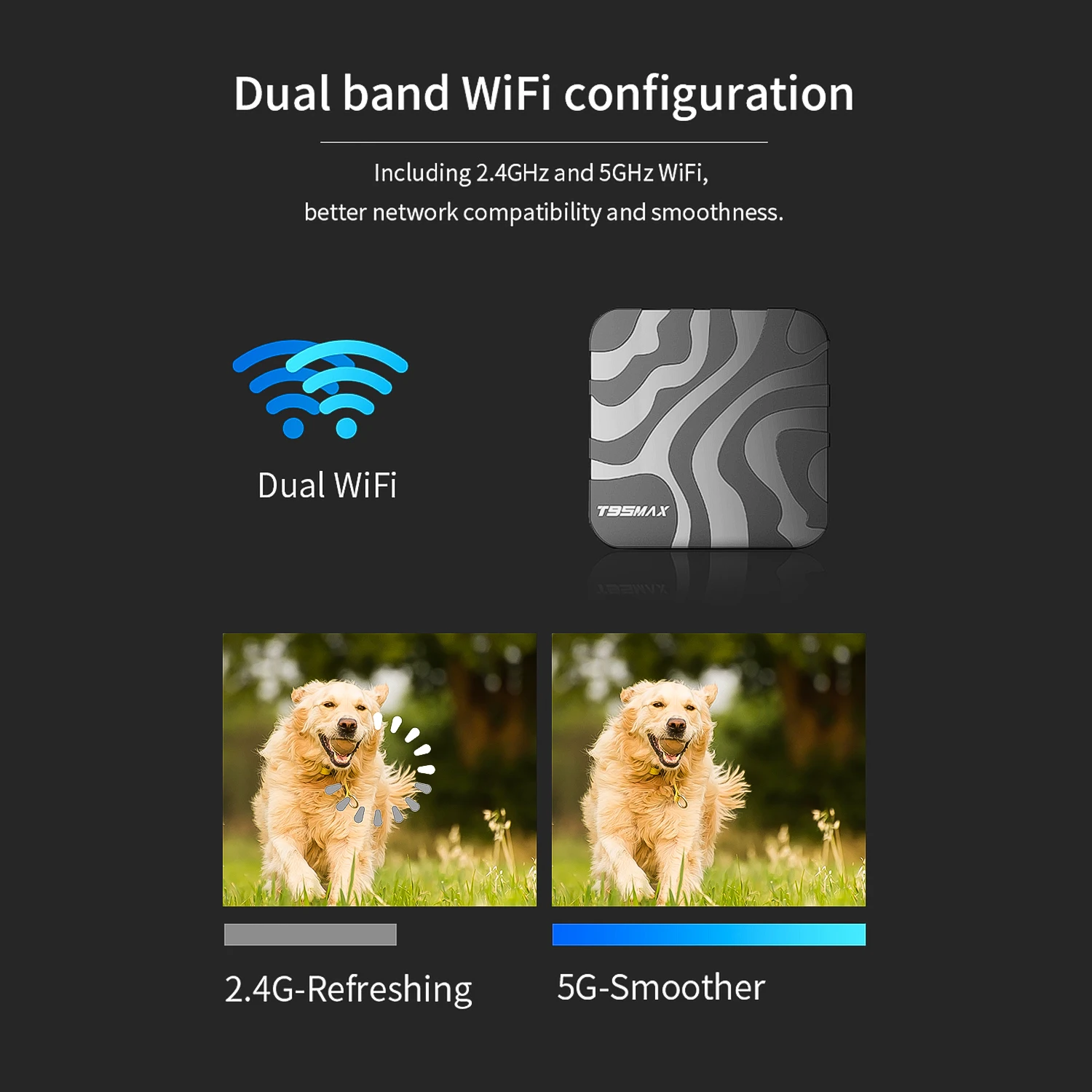 TV Box T95 Max Ultra HD 8k Allwinner H618 Quad-core Dual Wifi 2.4G&5G 3D Android 12 Media Player Smart Set-top Boxes