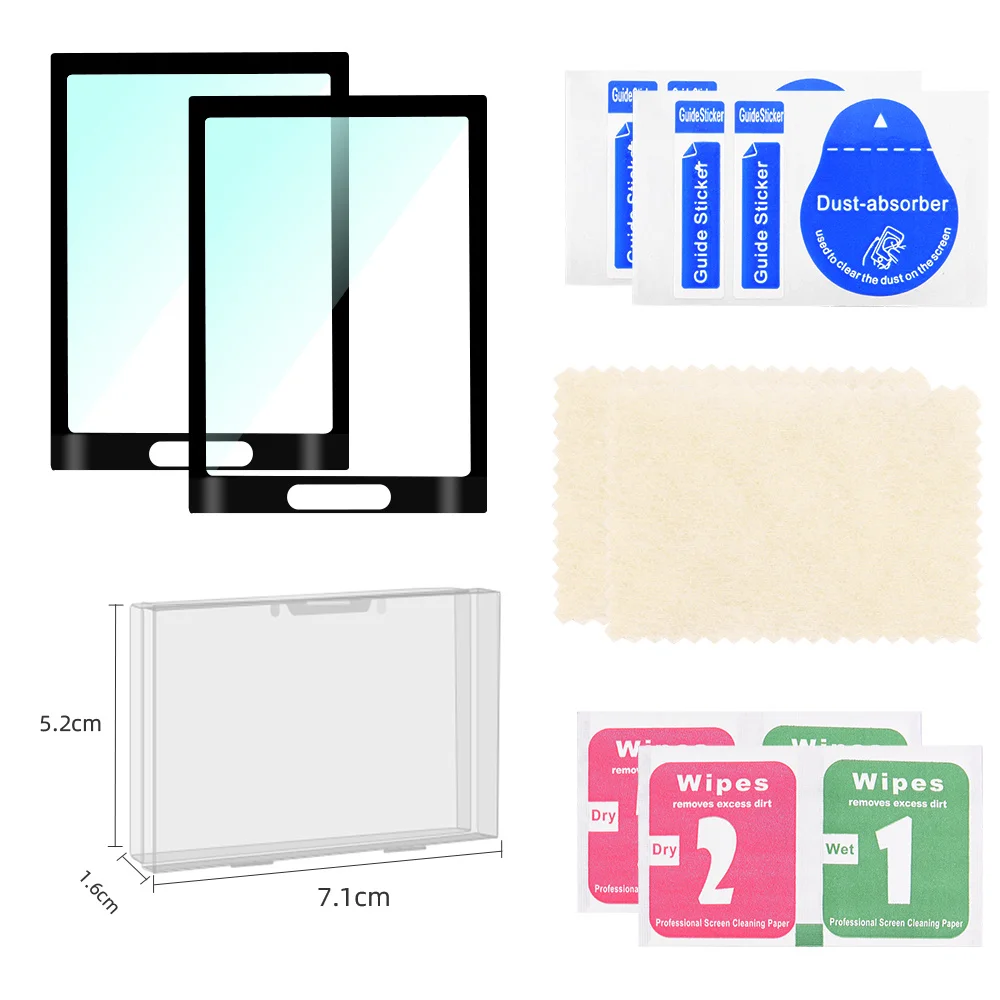 2 buah pelindung layar untuk Insta360 X4 Aksesori Anti-gores 9H Film untuk Insta 360 X4 perlindungan cakupan penuh (bukan kaca)