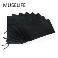 MUSELIFE 10 Pcs Pouches for Sunglasses Mp3 Soft Cloth Dust Pouch Optical Glasses Carry Bag