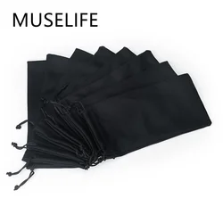 MUSELIFE 1 szt. Woreczki na okulary przeciwsłoneczne Mp3 ściereczka na kurz etui na okulary optyczne torba do noszenia