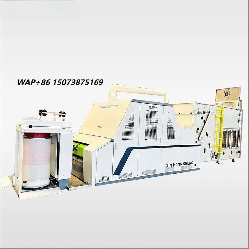 CE Certified Automatic  Carding Machine Absorbent Wool Roll Processing Machine with Core Motor and Bearing Components