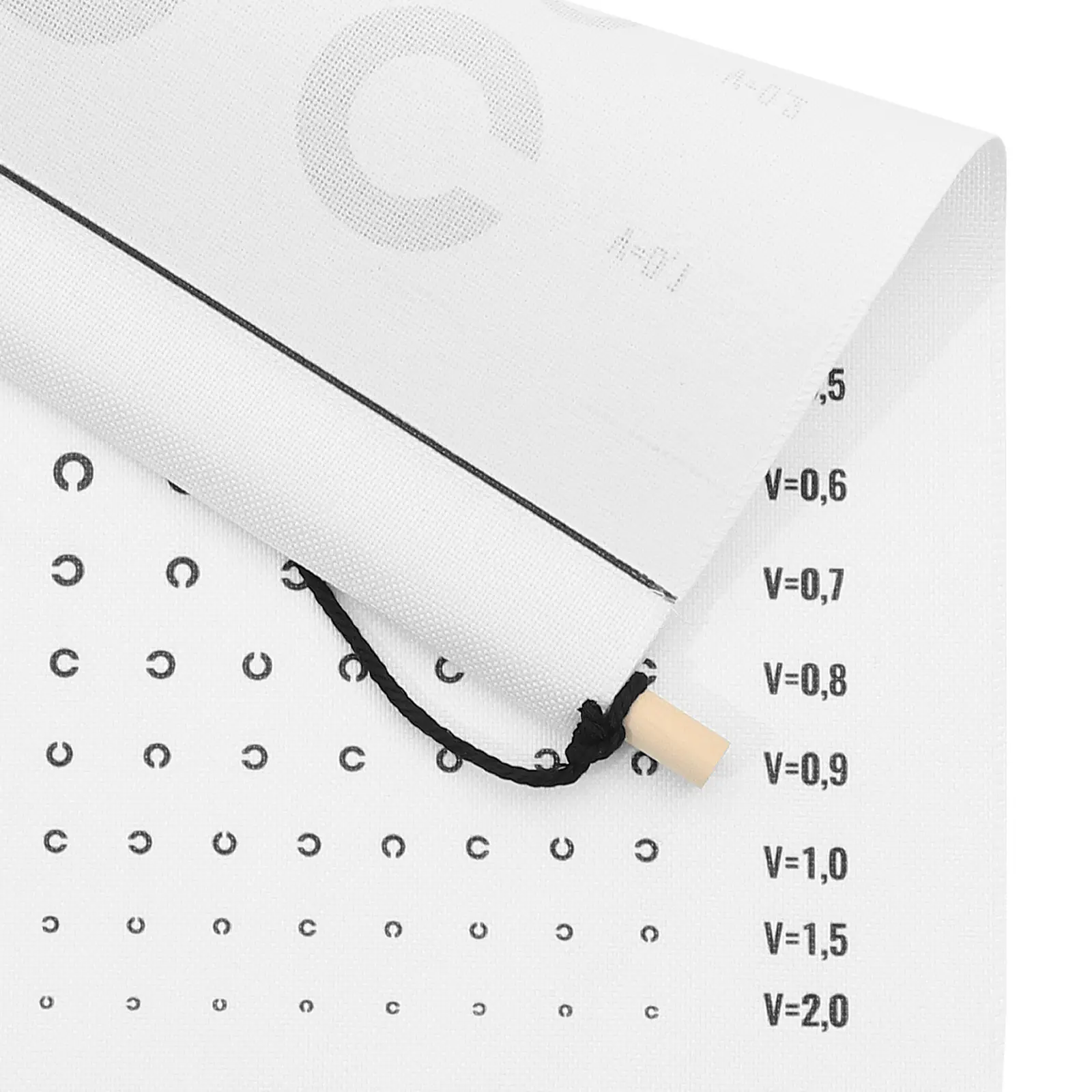 Standard Eye Chart Wall Visual Testing Chart Hanging Decoration for Home Eye Exam Distance Kids Classroom Use