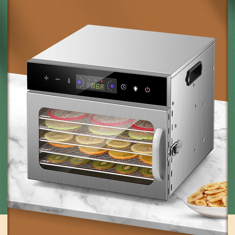 

6-слойная машина для сушки пищевых продуктов, бытовая машина для сушки овощей, домашних животных, закусок, мяса, лекарственных материалов, многофункциональная интеллектуальная машина для сушки фруктов