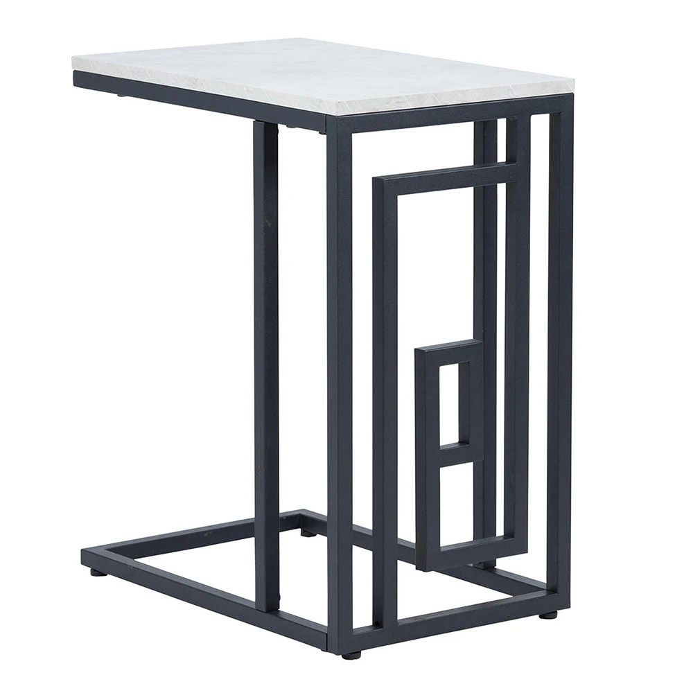 Small Narrow Side Table with Storage Space Sofa Table Bedside Living Room Homepromote sales