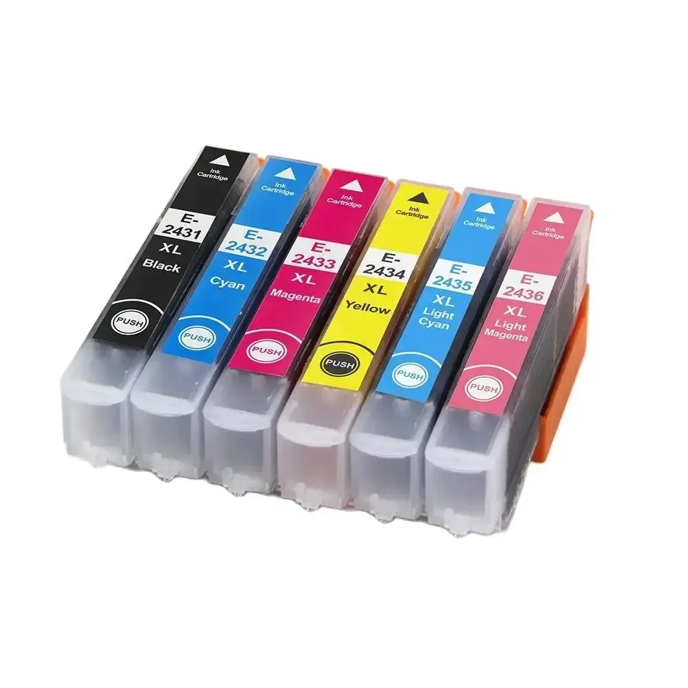 

T2431 T2432 T2433 T2434 T2435 T2436 24XL Premium Color Compatible Ink Cartridge for Epson XP-860 XP-55 XP750Printer