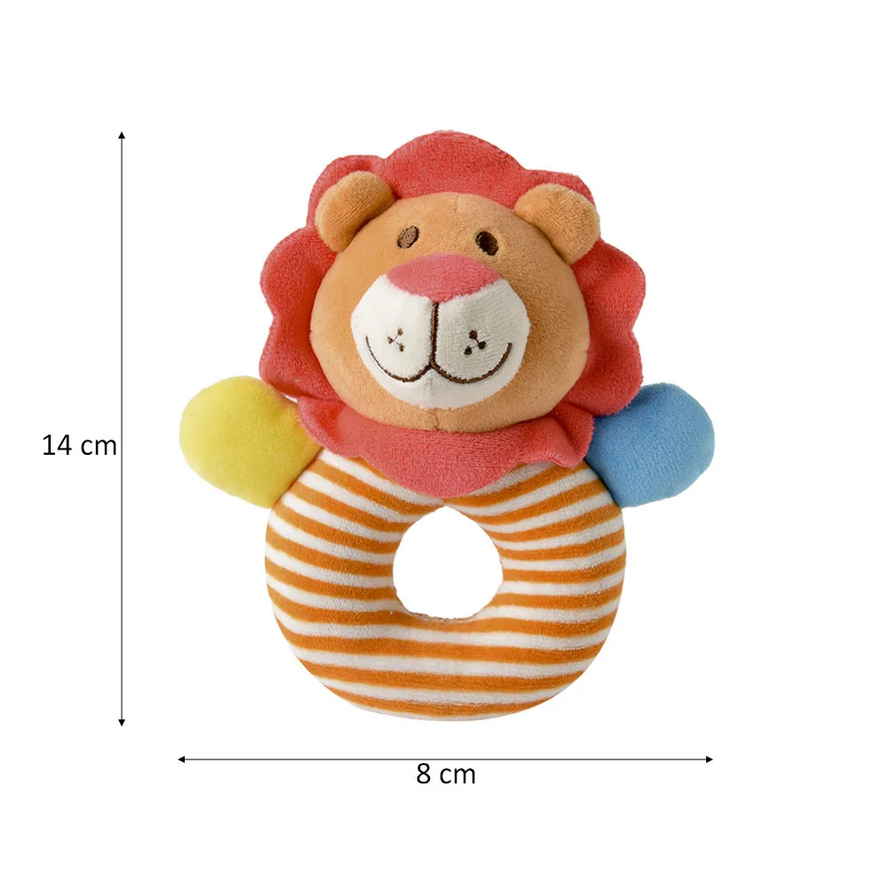 Ensemble de hochets à main pour bébé, conception animale, fabrication sonore douce, pince de développement pour nourrissons de 0 à 3 ans, Stimulation du nouveau-né