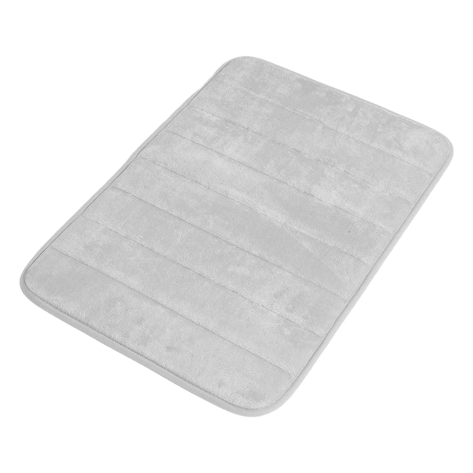 

Flannel Thickened Sponge Bath Mat Non Slip for Bathroom Entryway Absorbent Quick Drying Floor Mat Quick Drying Bath Mats